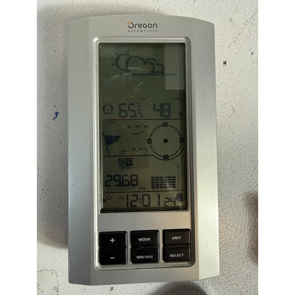 Oregon Scientific Wireless Full Weather Station WMR80 / WMR80A READ DESCRIPTION